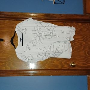 Alfani Print Chiffon top